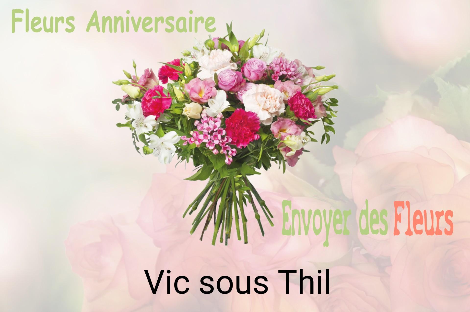 Bouquet de fleurs d’anniversaire livré à Vic-sous-Thil
