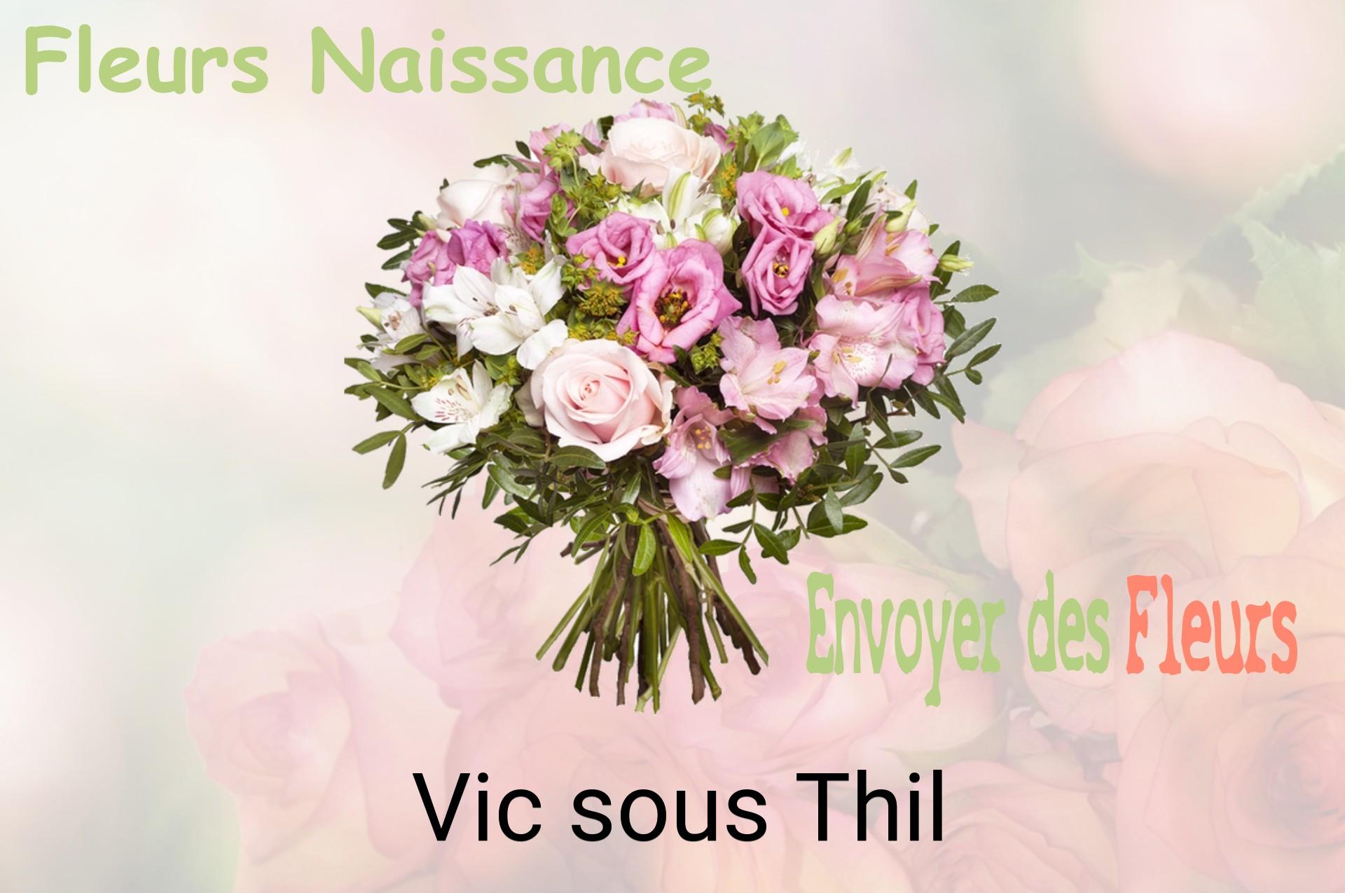 Bouquet de fleurs de naissance livré à Vic-sous-Thil