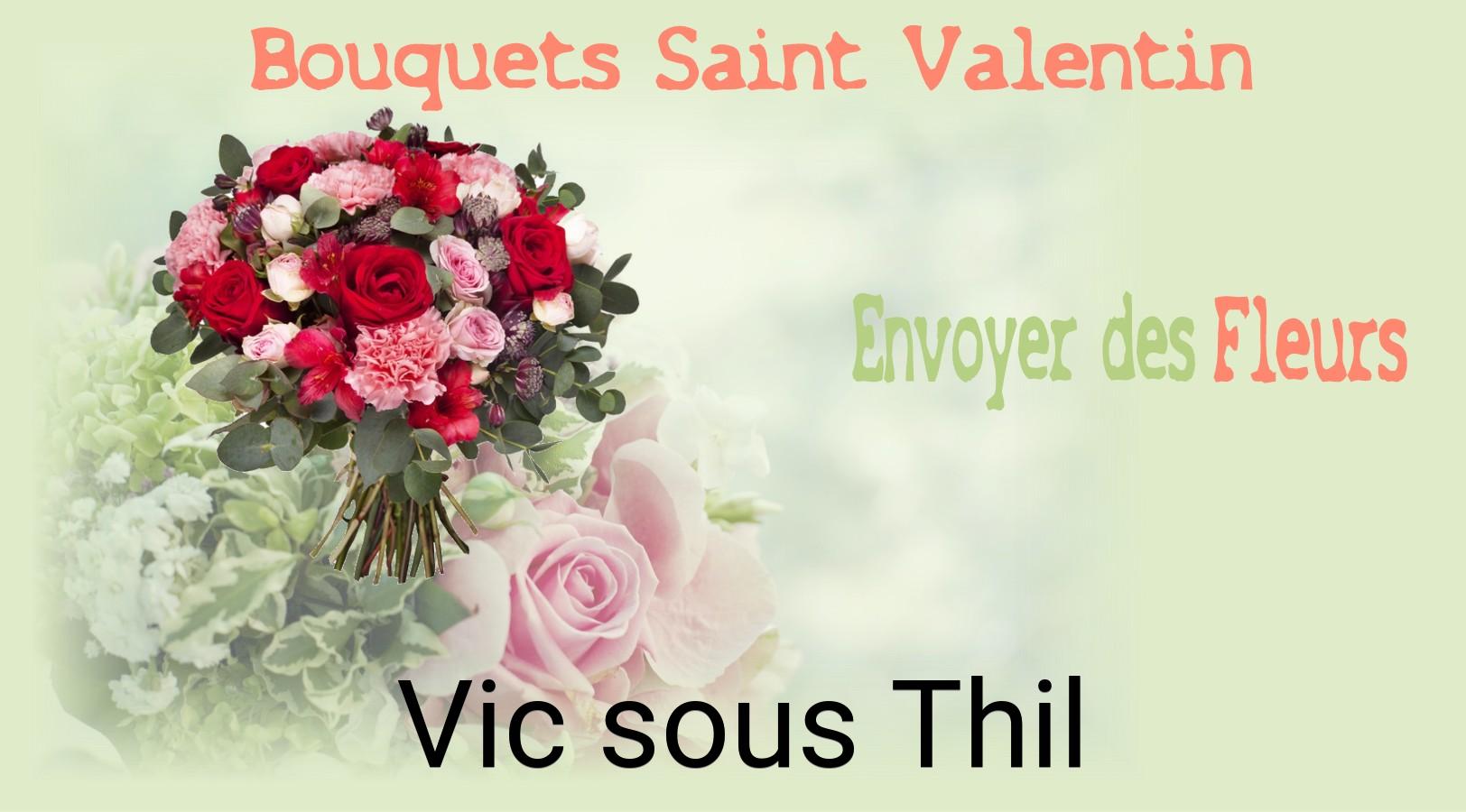 Roses de Saint-Valentin livrées à Vic-sous-Thil